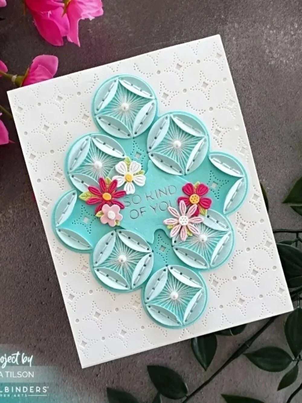 NEW Spellbinders Stitched Dies Nested Layered Stitched Petal March 2023